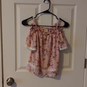 PINK REPUBLIC Girls Cold Shoulder Blouse